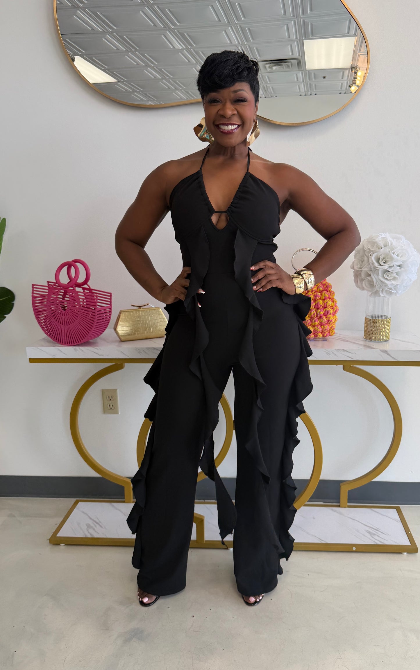 Alicia Ruffle Jumpsuit