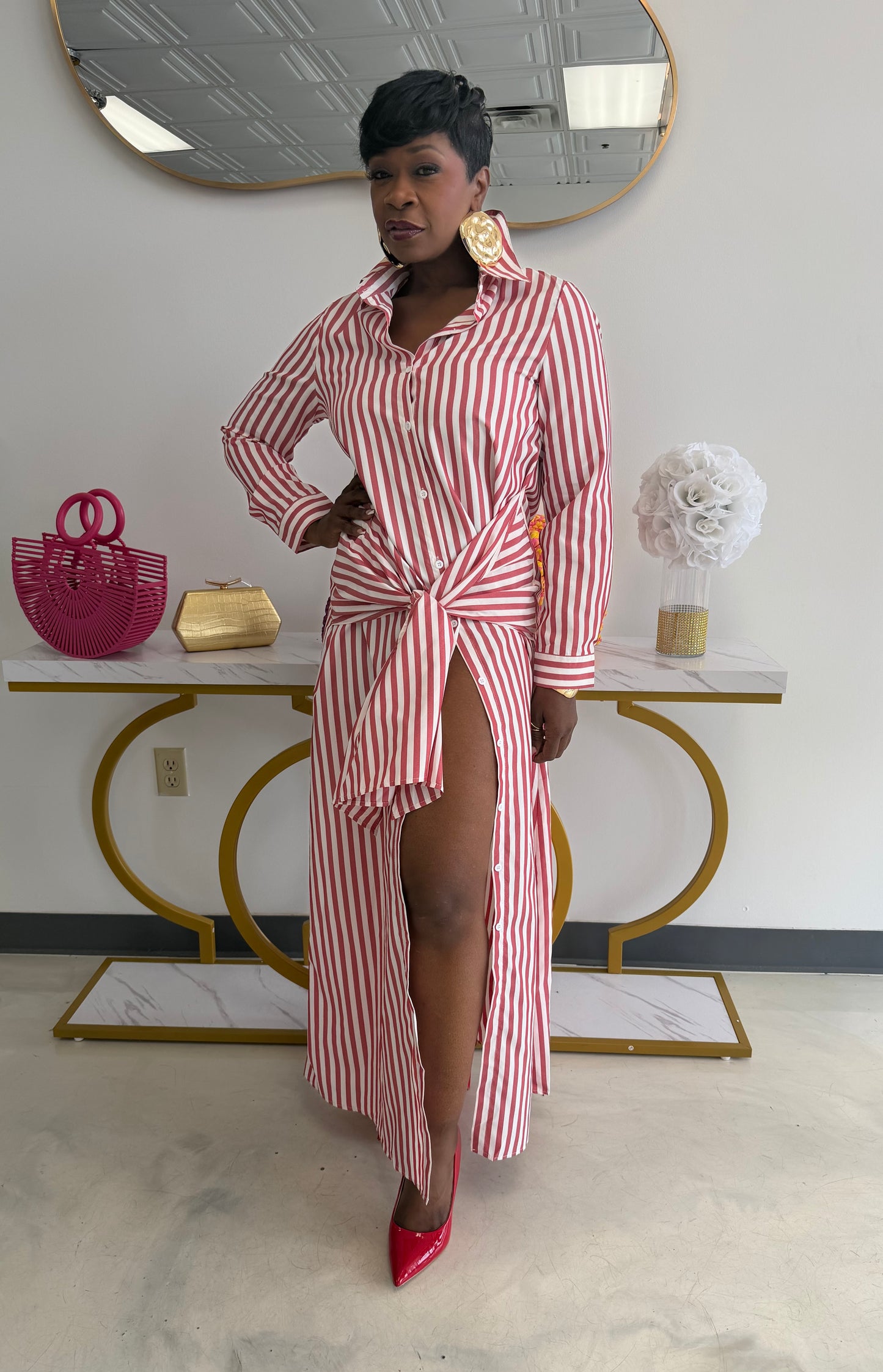Penelope Shirt Tie Dress