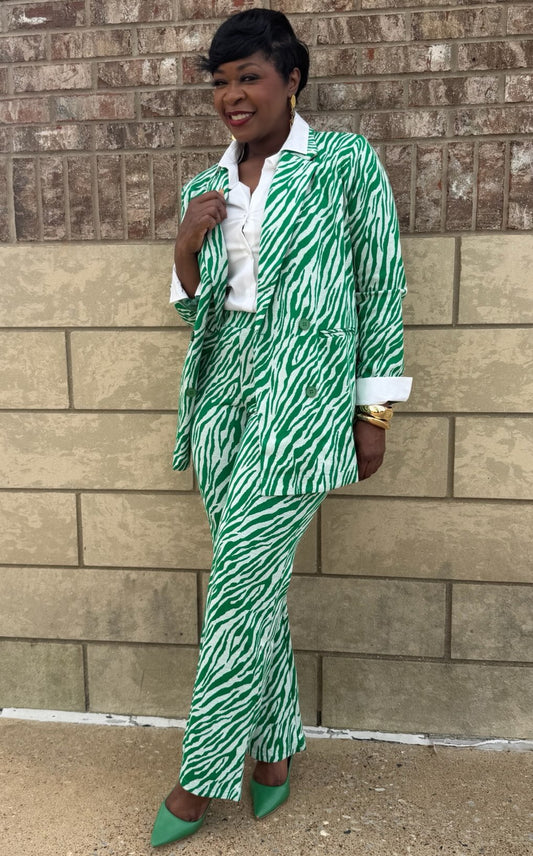 Jade Stripe Set
